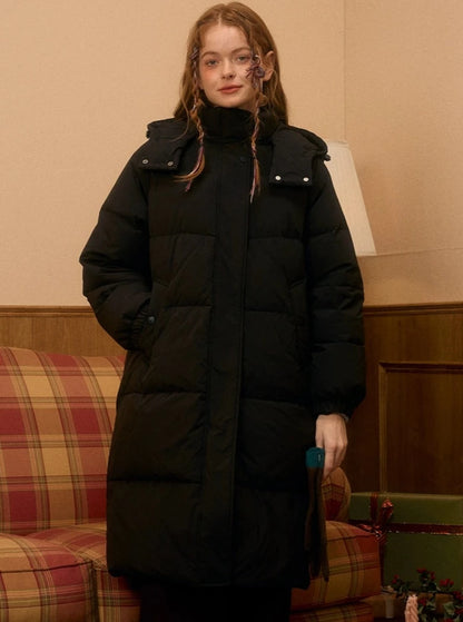 Medium duck down coat