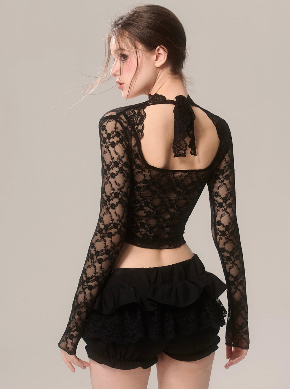 Sultry Off-Shoulder Lace Top