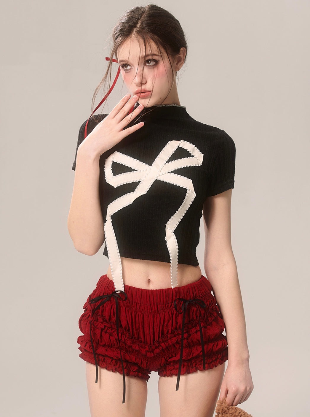 Sweet Doll Knit Crop Top