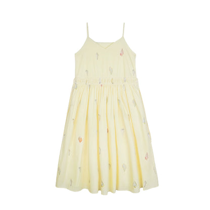 Vintage French Shell Print Dress