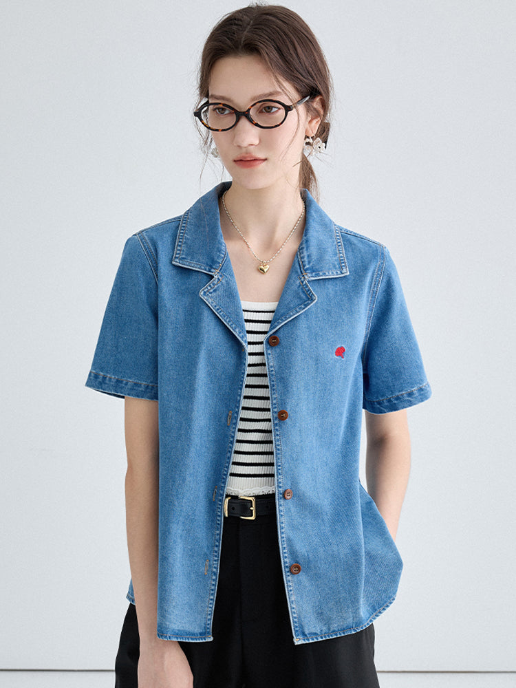 Commuter Vintage Denim Top