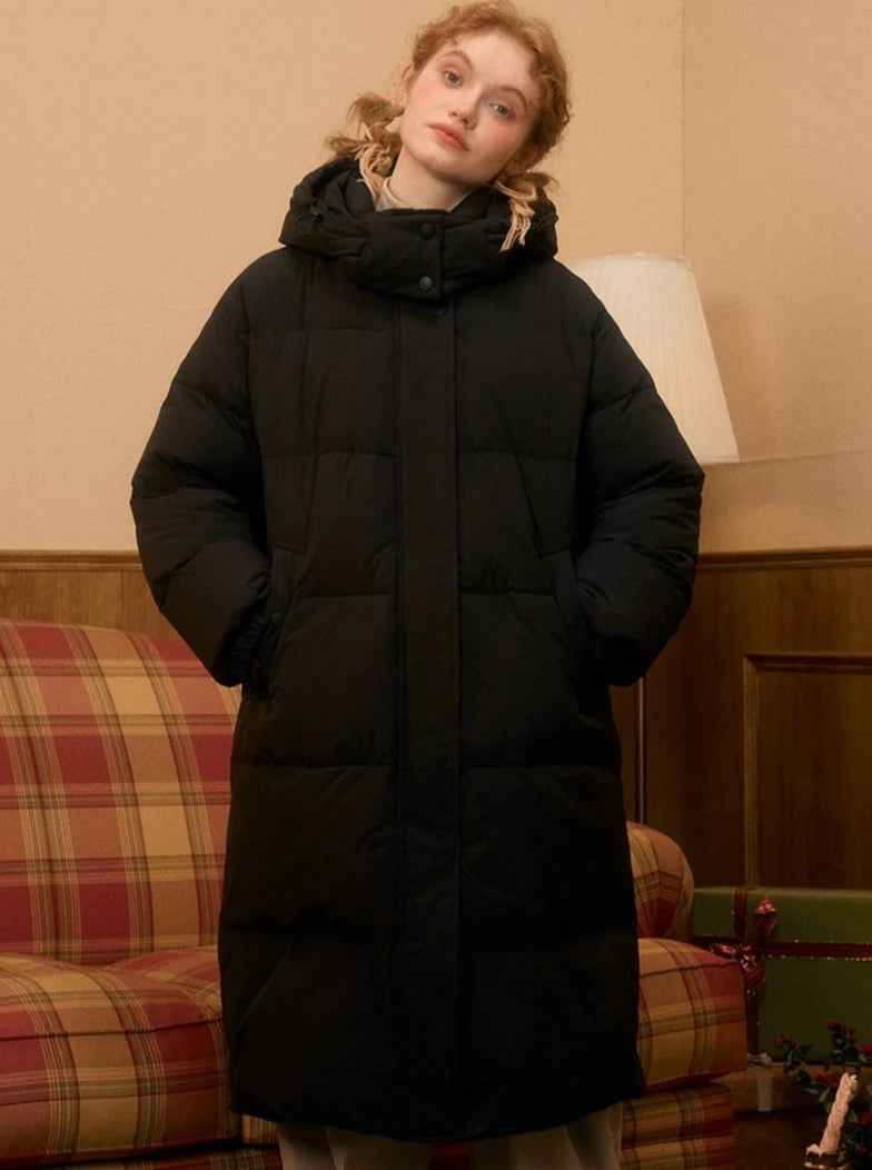 Medium duck down coat