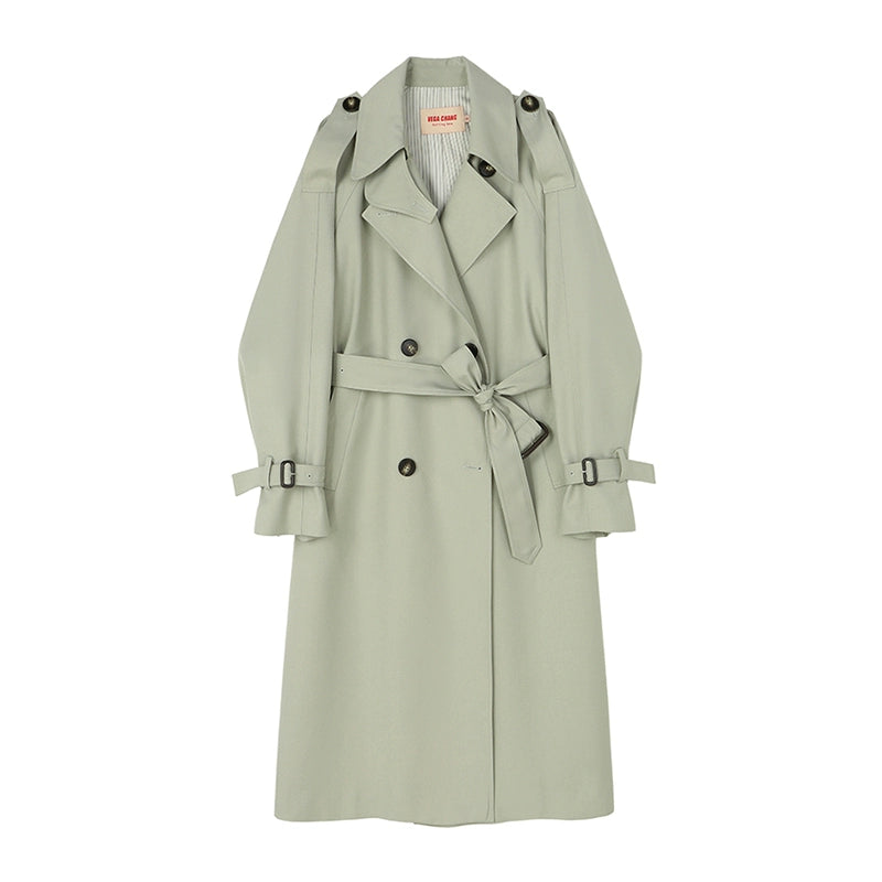 9% von der neuen Trenchcoat Frauen Herbst 2024 neue kleine Mann locker und dünn britischen Stil Midi Top