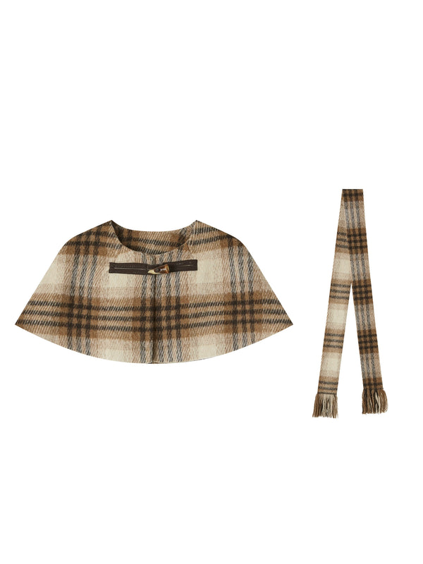 Plaid Woolen Suit Set-Up