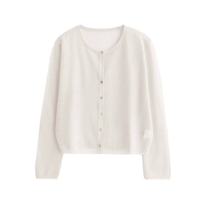 Mist Haze Silk Cardigan