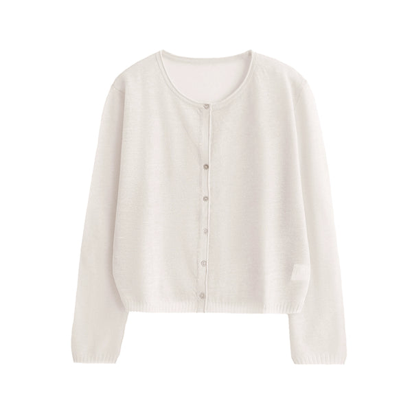 Mist Haze Silk Cardigan