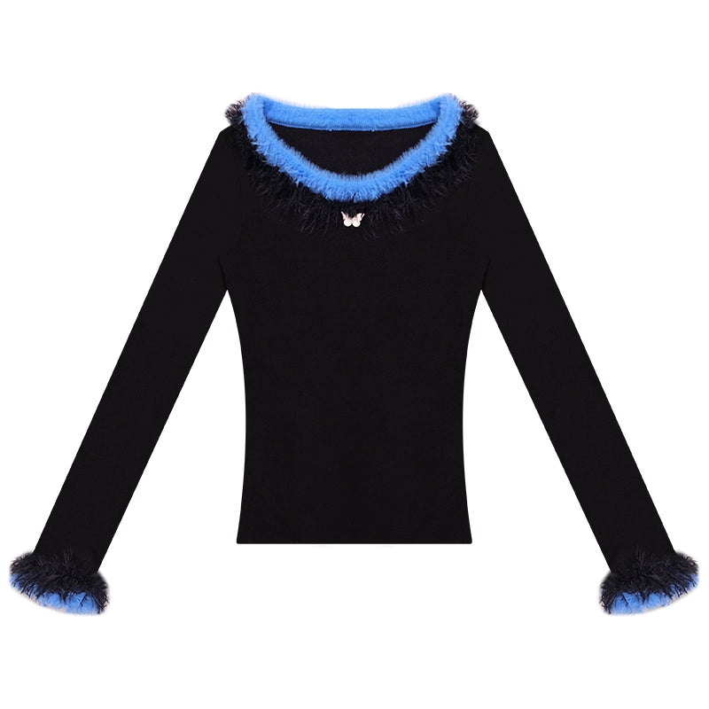 American Retro Knitted Sweater