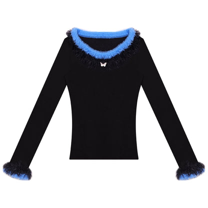 American Retro Knitted Sweater