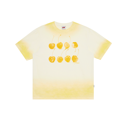 Loose Gradient Cherry T-Shirt