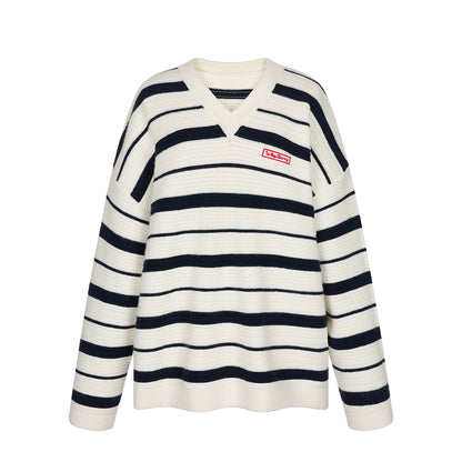 Autumn Notes Striped Knit Sweater