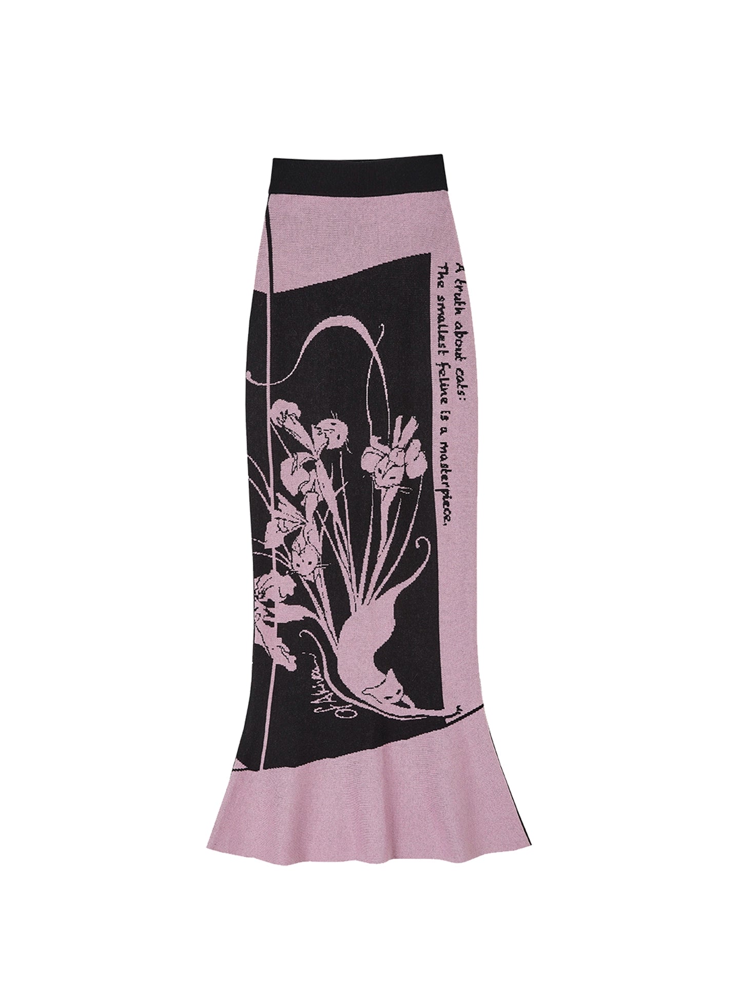 Purple Gold Hand-Painted Knitted Set-Up