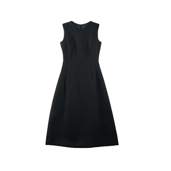 Hepburn Style Slim Long Dress