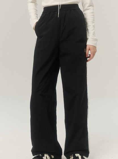 High waist wide-leg cargo pants