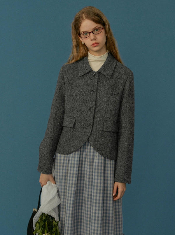 Vintage dot tweed suit