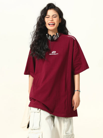 Dark Red High-End T-Shirt