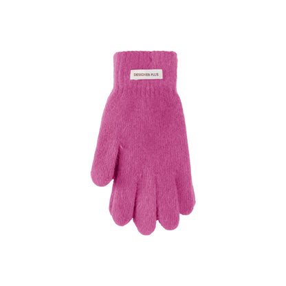 Wool Fine-Knit Winter Gloves