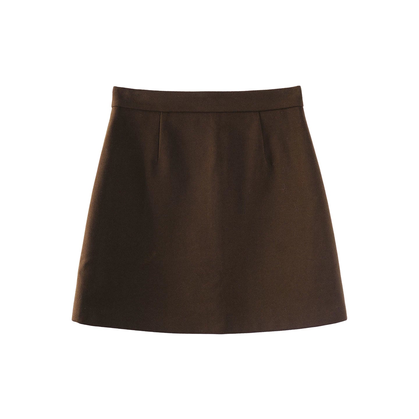 Woolen A-Line Skirt