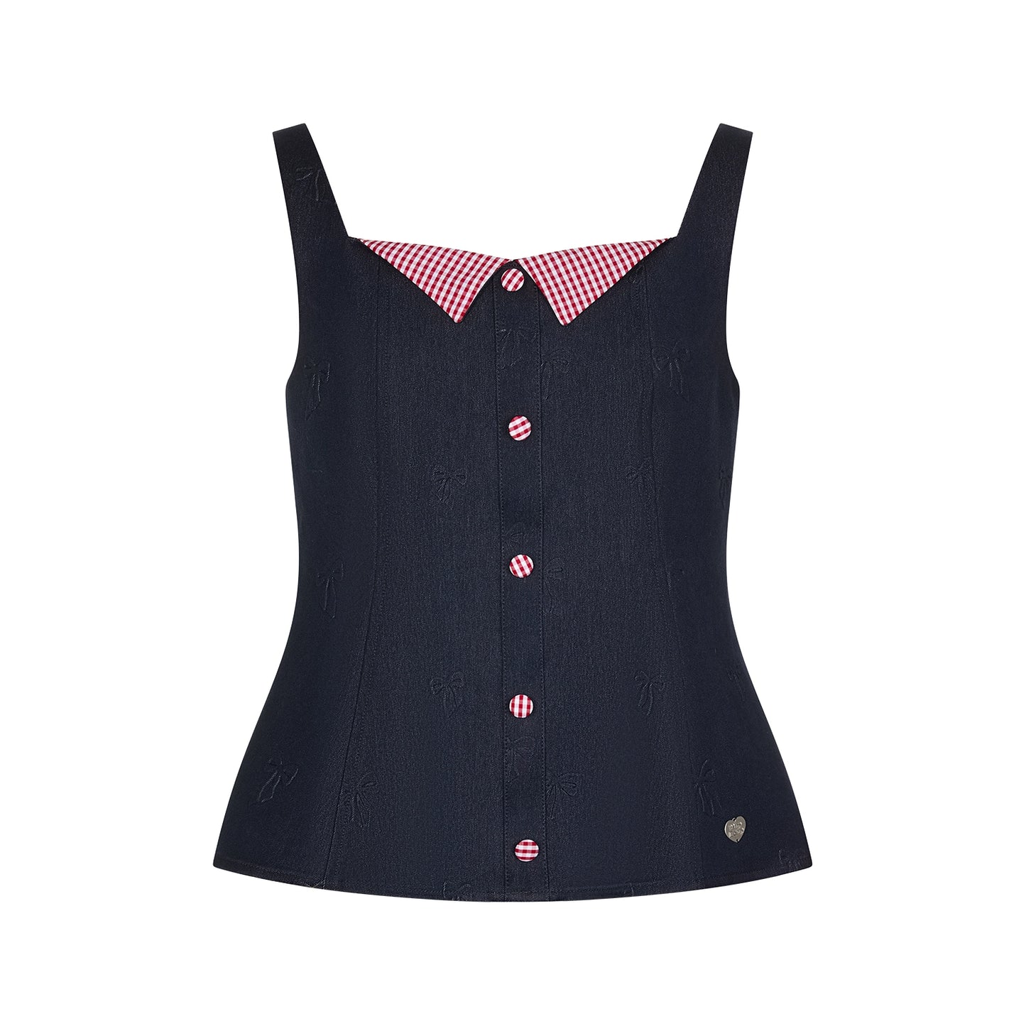 Colorblock Plaid Tank Top