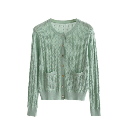 New Fold Dopamine Crew Cardigan