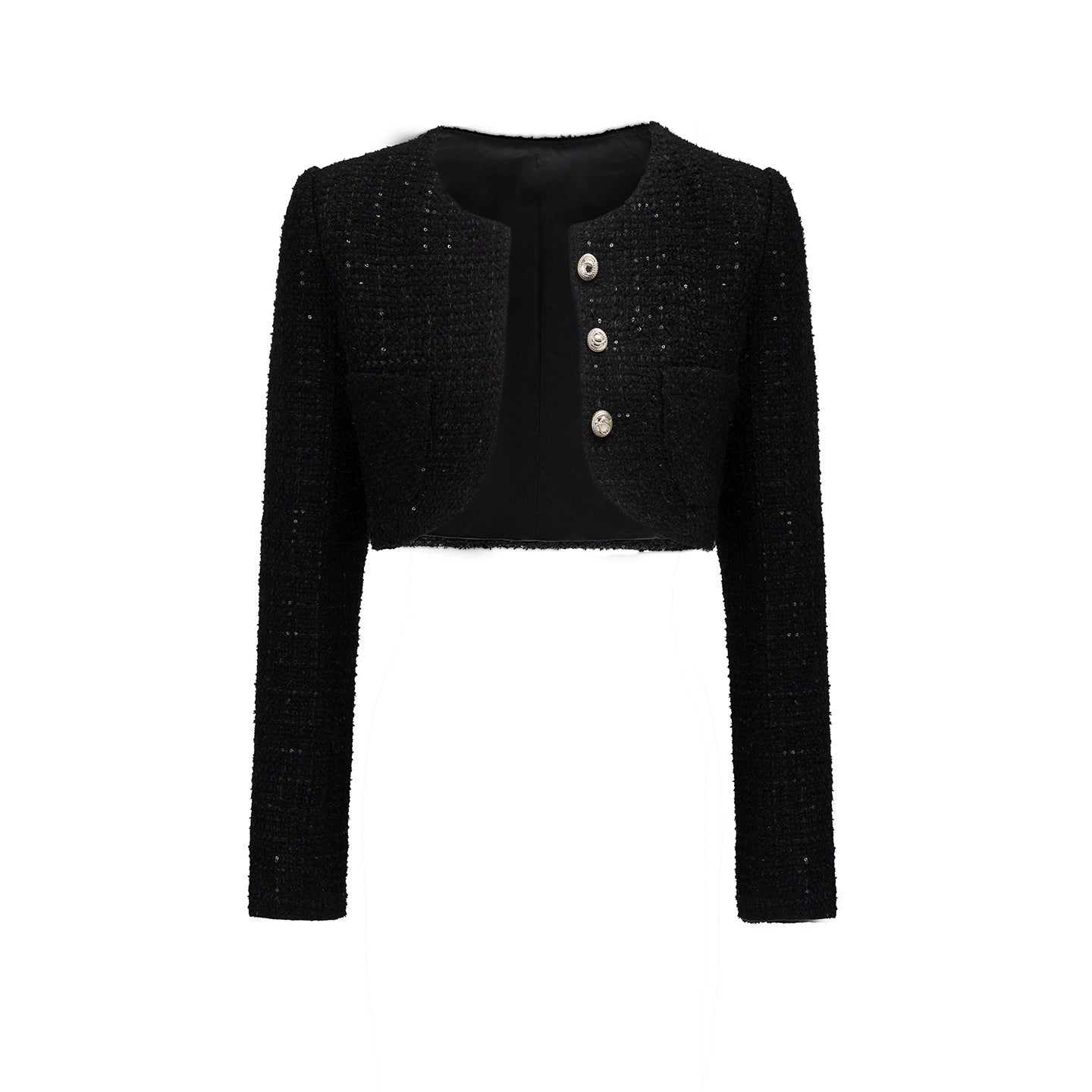 Black Moonlight Wool Coat Set-Up