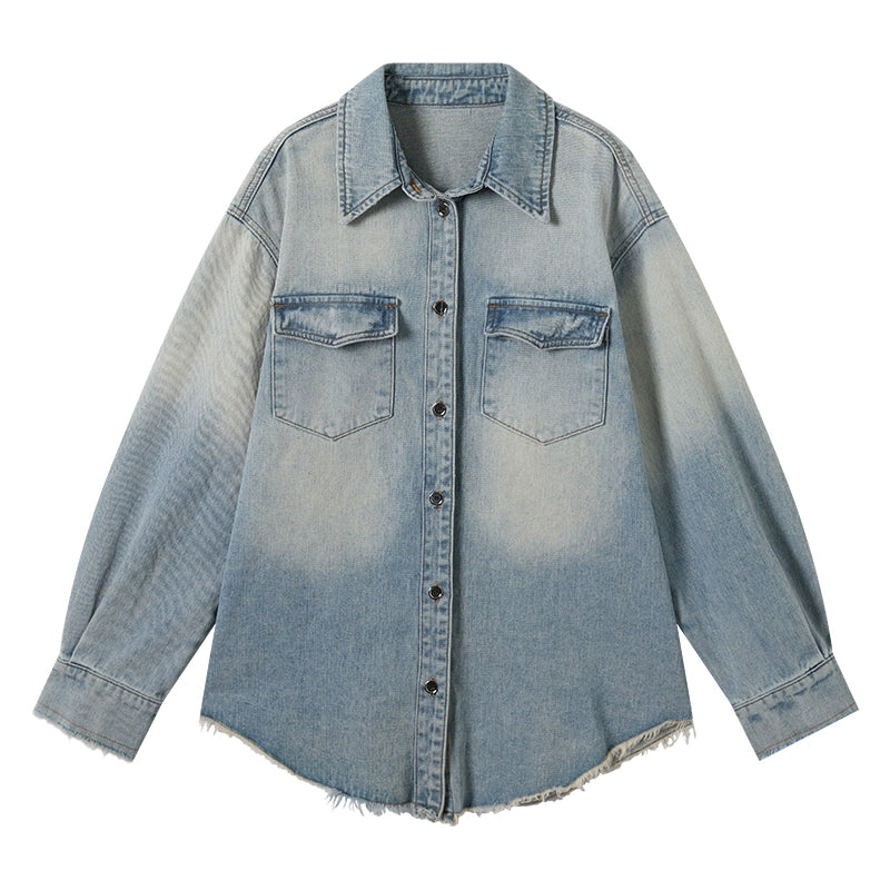 Vintage Diamond Denim Jacket