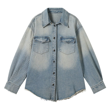 Vintage Diamond Denim Jacket