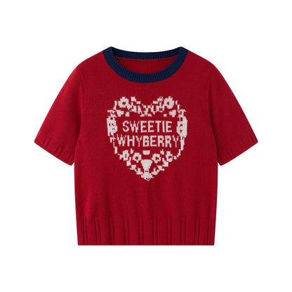 Sweetheart Love Shoulder T-shirt