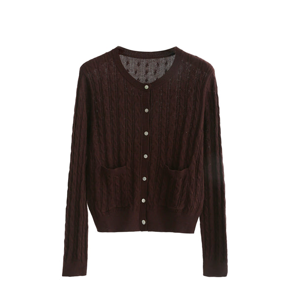 New Fold Dopamine Crew Cardigan