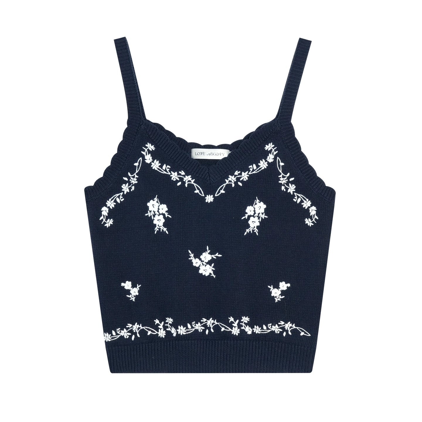 Knit Floral Cardigan Set-Up