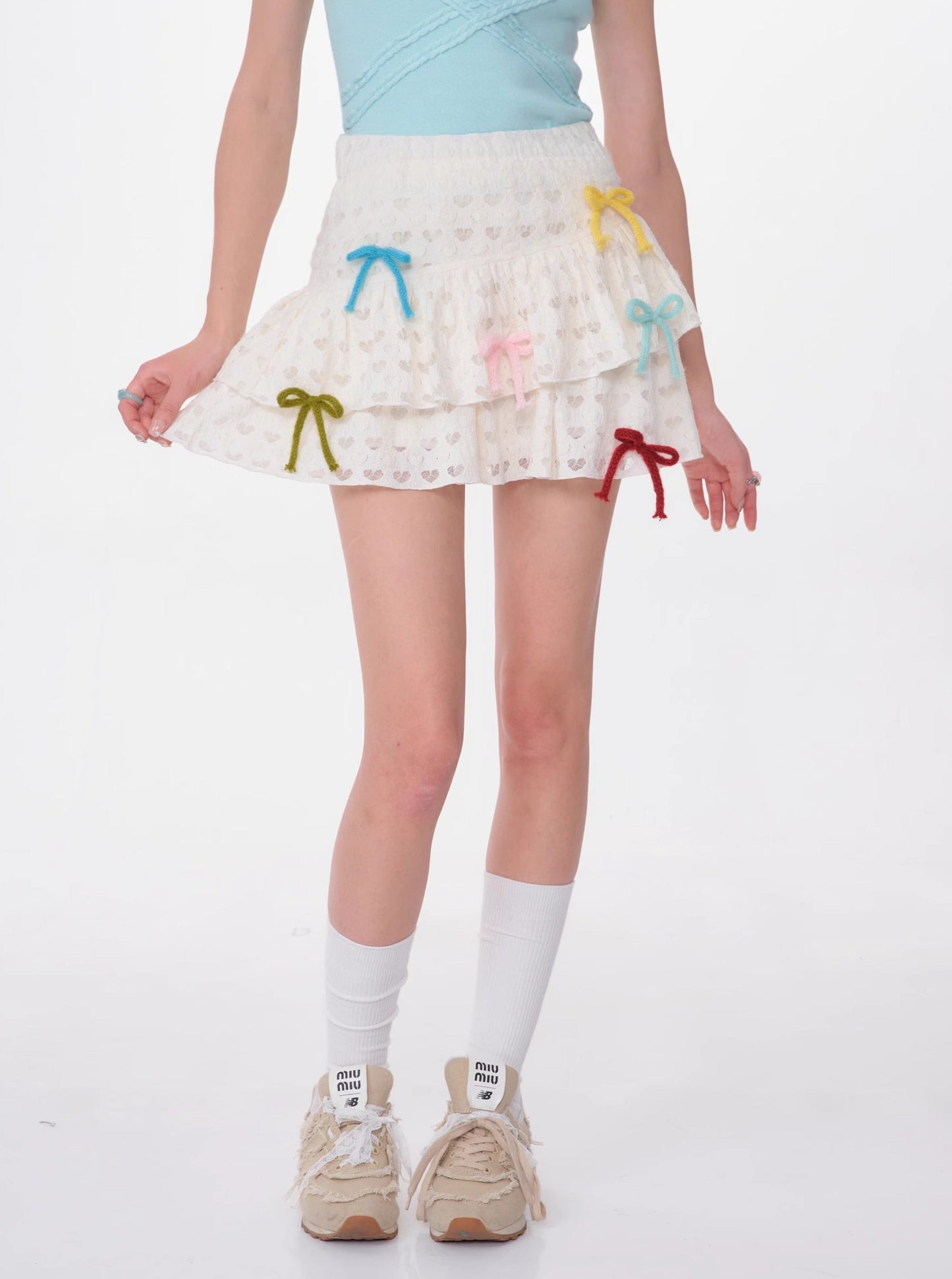 Heart Cut Out Design Senseline Cake Skirt