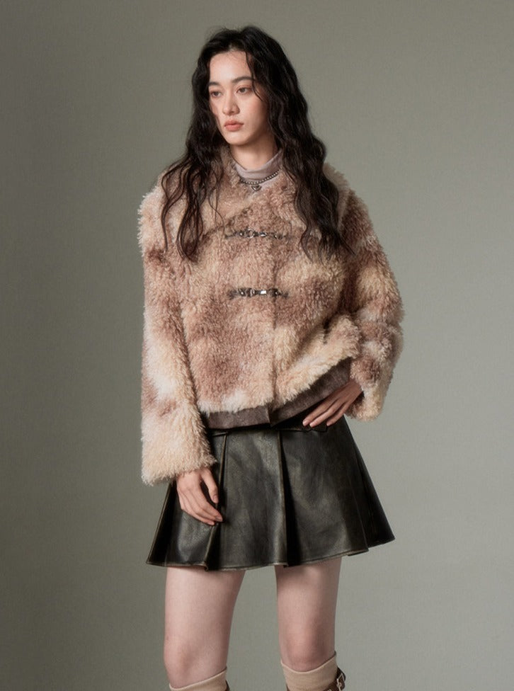 LAMB ROLL FUR JACKET