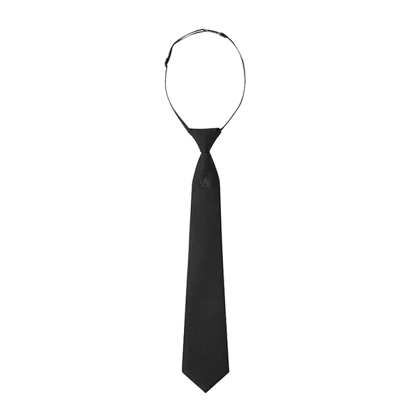 Black Tie With Lapel Two-Tone T-Shirt
