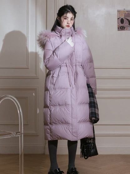 Duck down long jacket