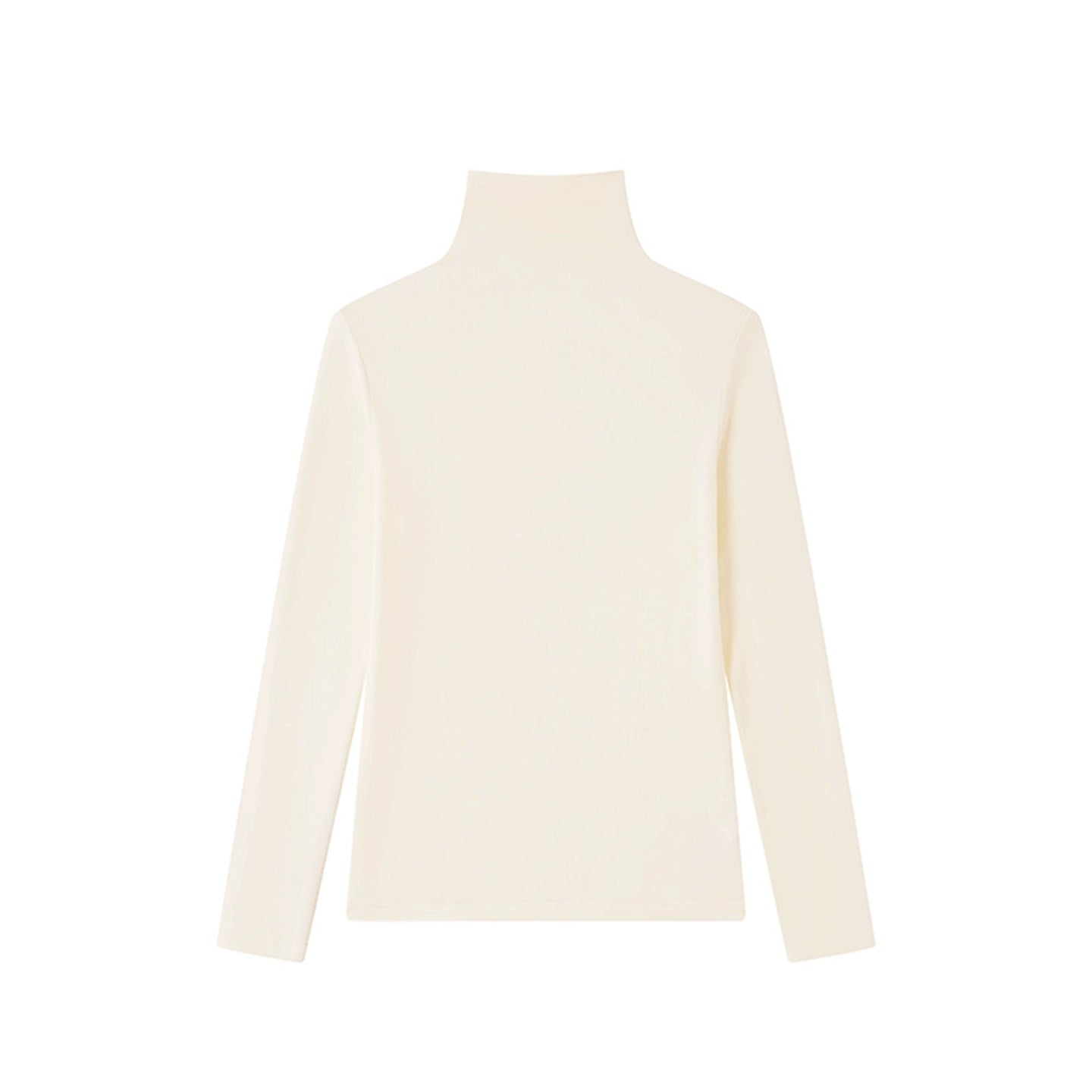 Tencel Wool Seamless Turtleneck Sweater