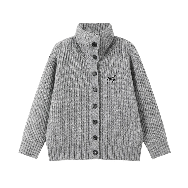 Knitted Vest And Coat Set-Up