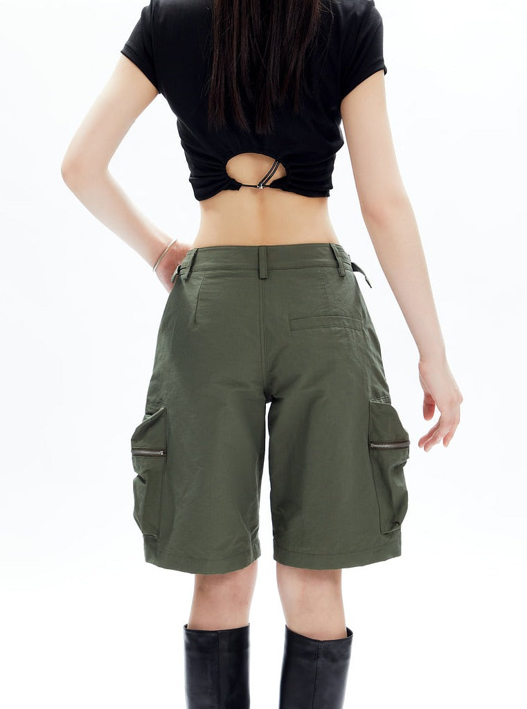 Wide Leg Straight Mid pants