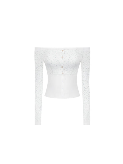 Autumn Floral Knitted Tops Set-Up