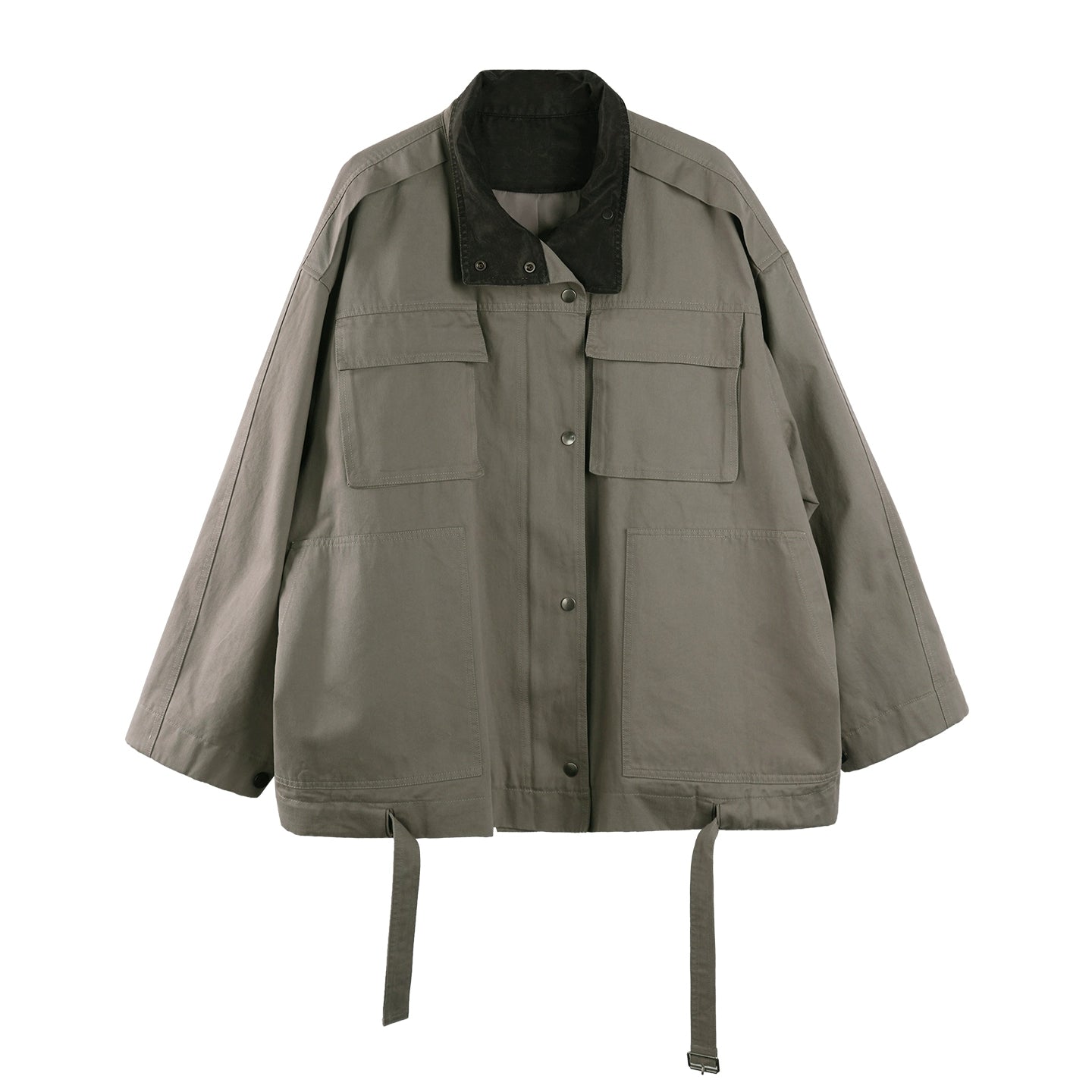 Texture Pocket Trench Coat