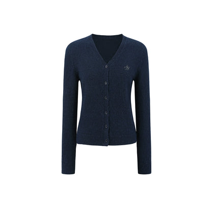 Slim-Fit Knitted Cardigan