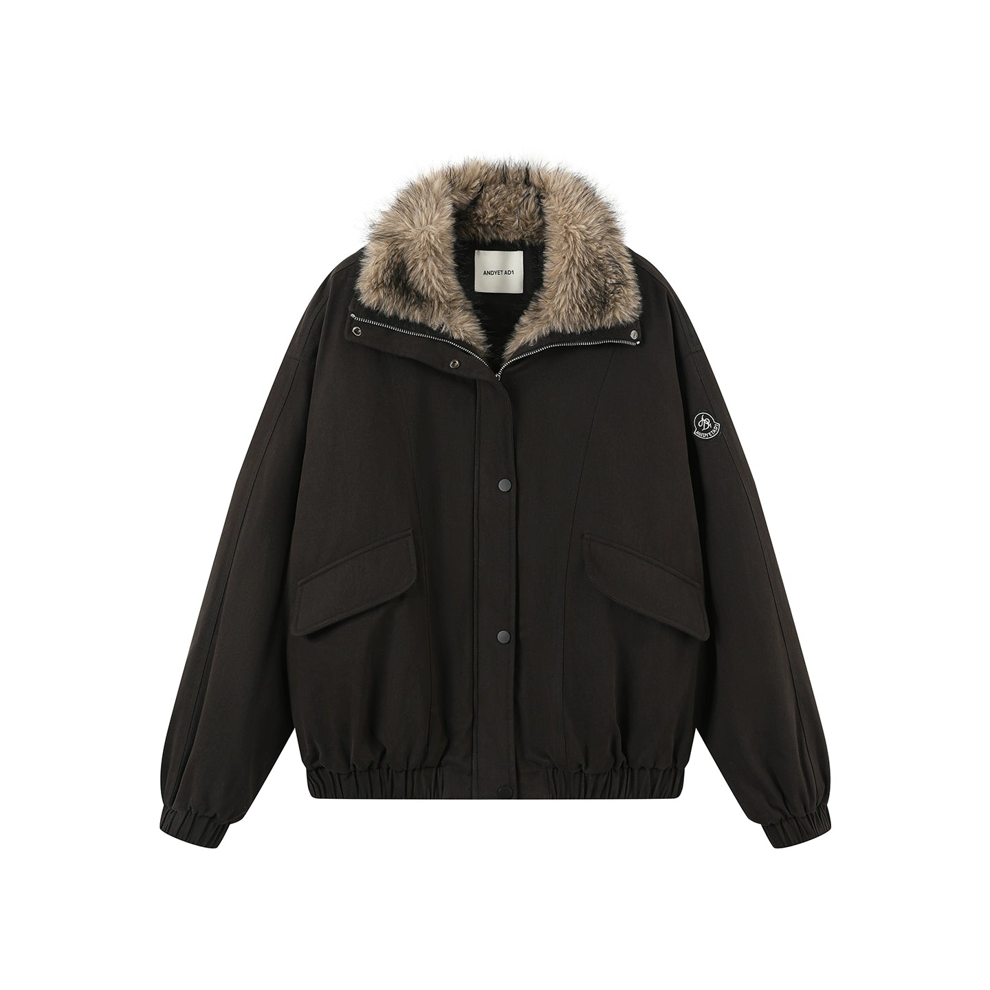 Retro Fur Collar Winter Coat