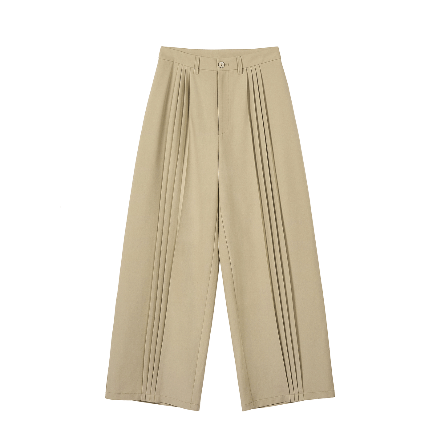 French Accordion Pleated Pants