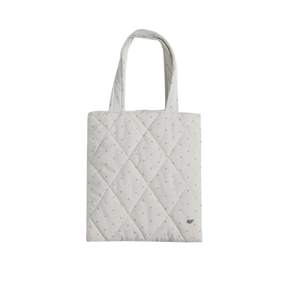 Diamond Quilted Cotton Bag