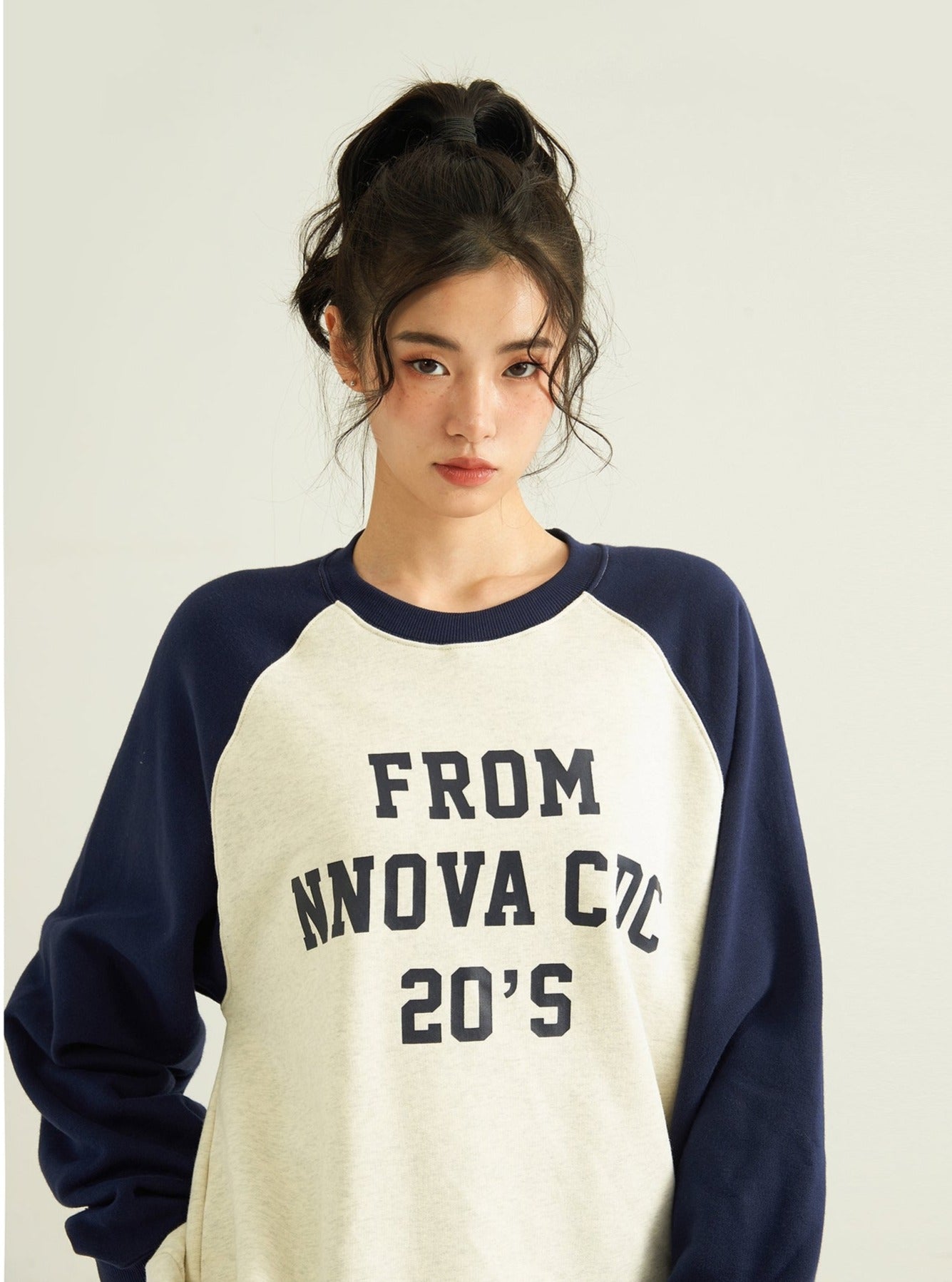 Langarm Crewneck Sweatshirt