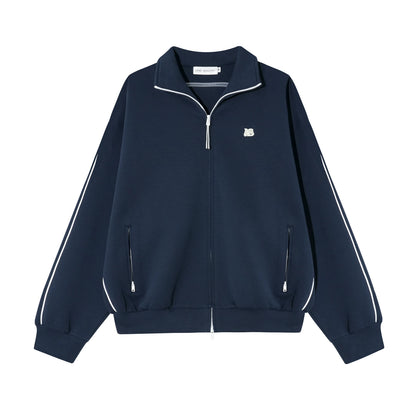 College Style Zipper Two-Piece Set-Up