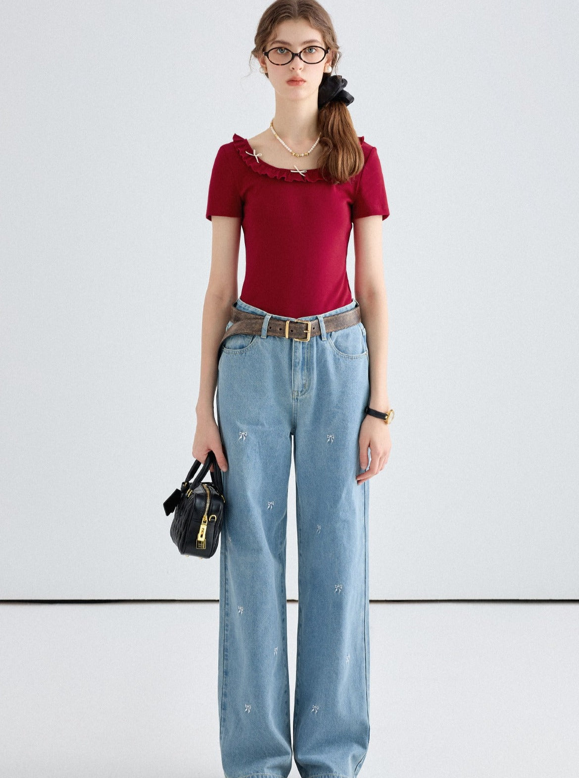 Straight Slouchy Trousers