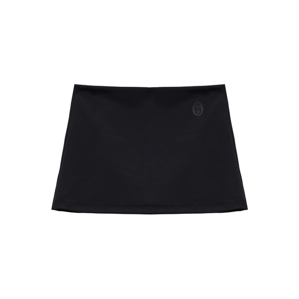 Split Slim Sunscreen Top With Short Skirt Set-Up