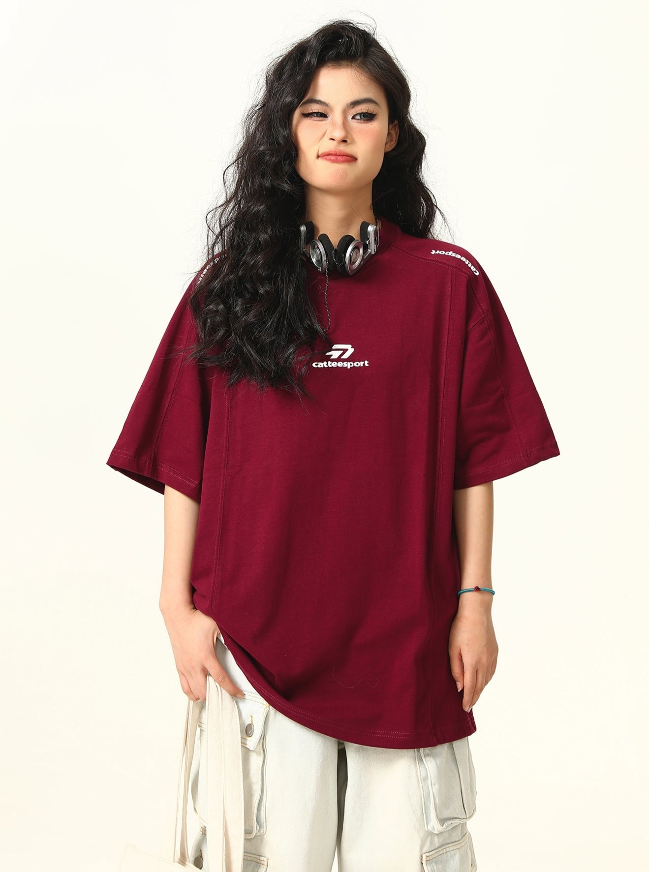 Dark Red High-End T-Shirt