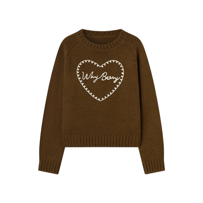 Sweet Thoughts Heart Sweater