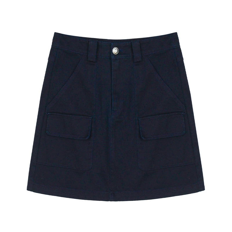 Silhouette A-Line Cargo Skirt