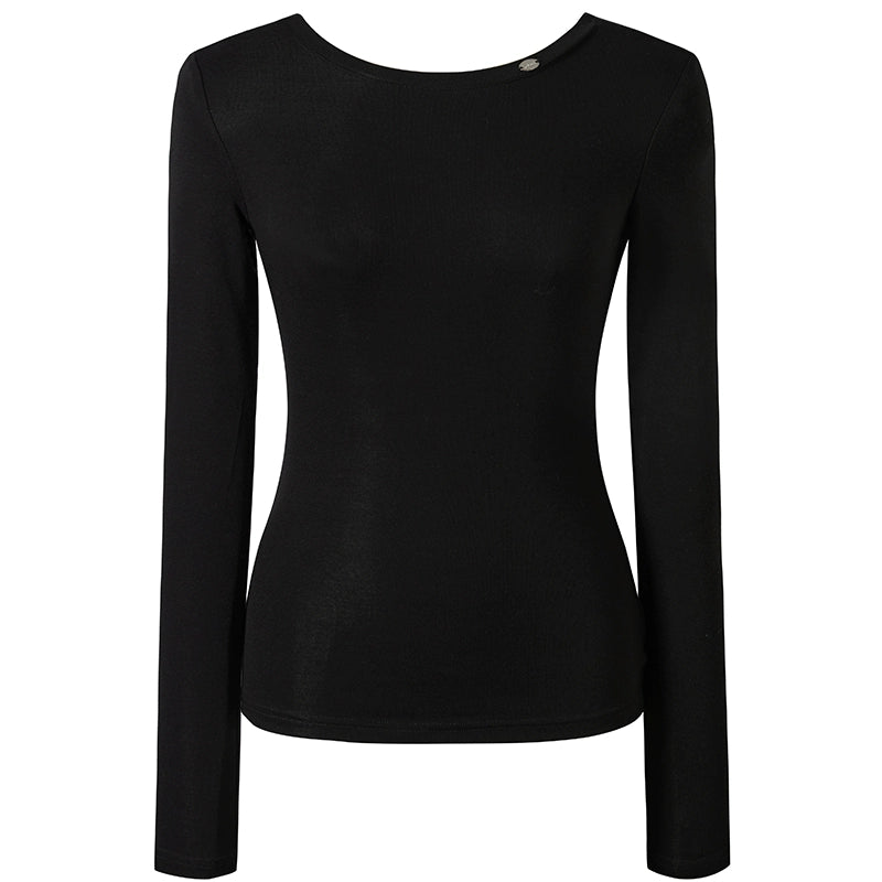 Sweet Spicy Cut-Out Long-Sleeved Shirt